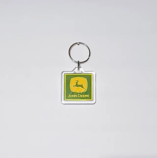 Portachiavi trattore John Deere agricolo vintage autentico