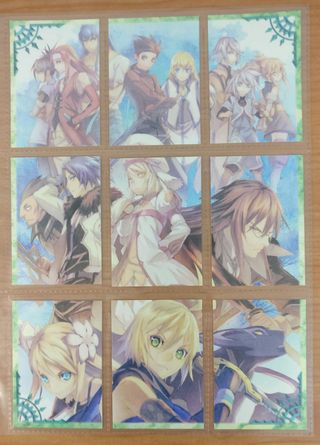Tales of Symphonia cartas puzzle