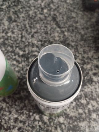 2x Pintura spray Gris Hierro RAL 7011