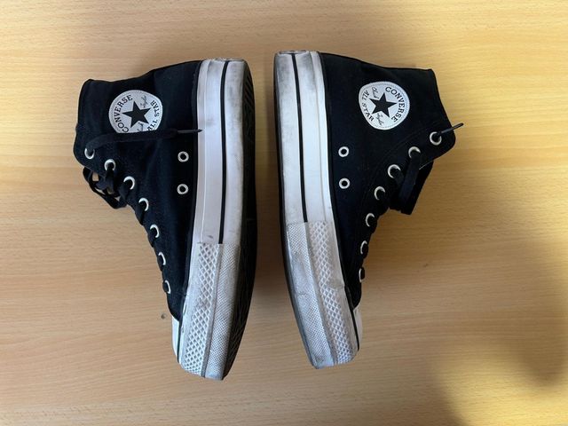 Converse negras talla 39