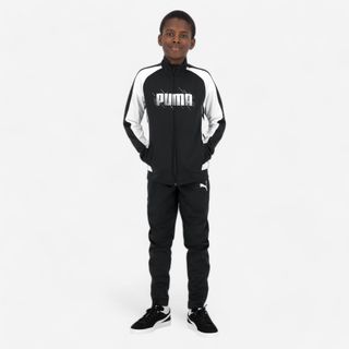 Chándal Puma transpirable Niños Blanco Negro