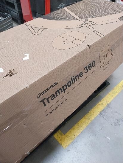 Cama Elástica 360 Red Seguridad Montaje Sin Herramientas