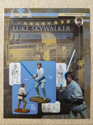 Miniatura de plomo Star Wars Luke Skywalker