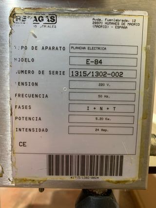 PLANCHA ELÉCTRICA PROFESIONAL REPAGAS