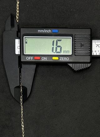 Cadena Bilbao de oro 18k, 3.06 g, 40.5 cm.