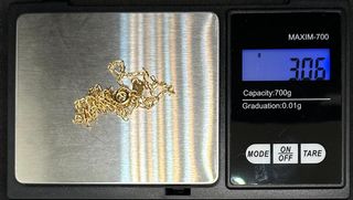 Cadena Bilbao de oro 18k, 3.06 g, 40.5 cm.