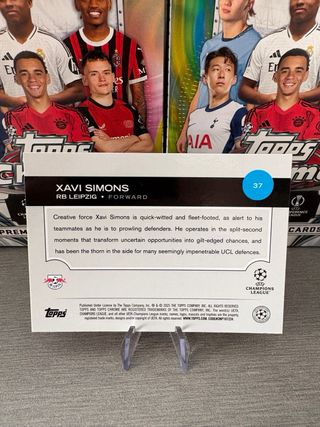 Xavi Simons Base Topps Chrome 
