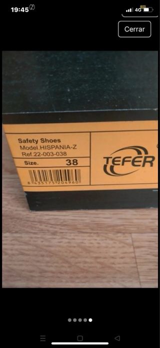 zapatos de trabajo