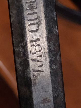 Espada Antigua de ceñir para oficial , modelo 1877