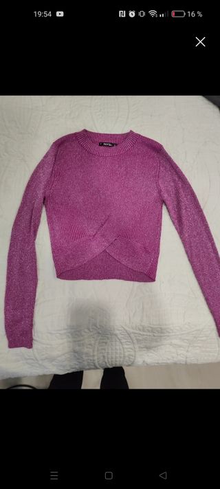 Jersey brillo rosa