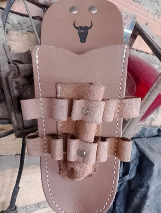 Funda cuero electricista