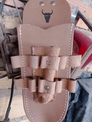 Funda cuero electricista