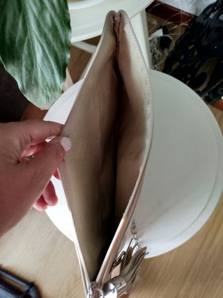 Bolso piel Victorio & Lucchino beige