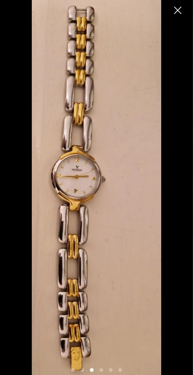 Reloj Viceroy mujer dorado plata