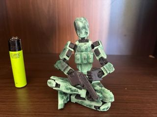 Figura acción militar 3D