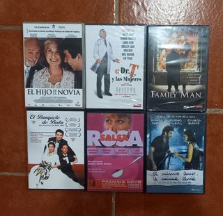 Pack 6 DVD películas románticas