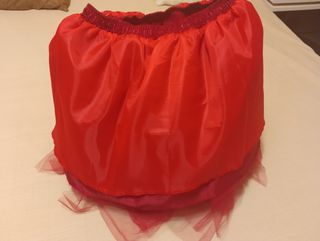 Falda Tul Rojo - Talla única