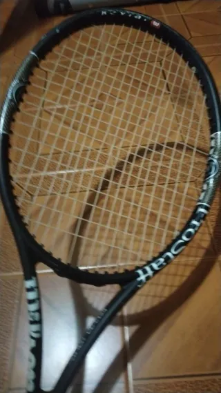 3 racchette da tennis usate + coperture