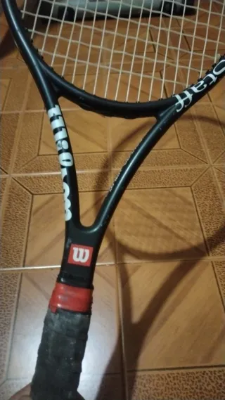 3 racchette da tennis usate + coperture