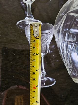 Servizio liquori cristallo antico