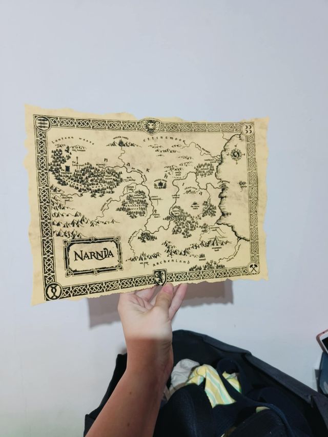 Mapa de Narnia disney pelicula cuento princesas