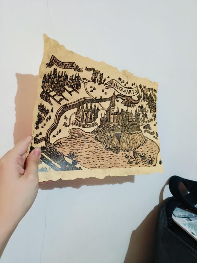 Mapa Hogwarts harry potter gryffindor pelicula