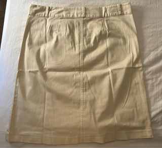 Falda Zara Basic beige XL