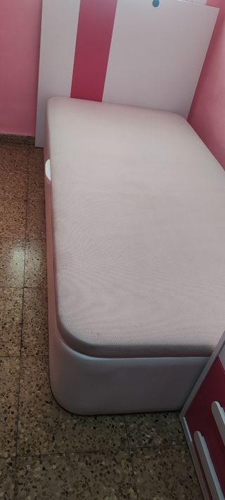 Canapé individual abatible blanco