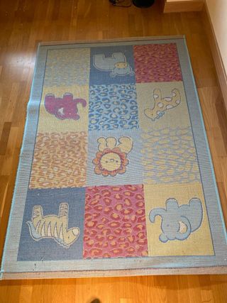Alfombra infantil animales - multicolor