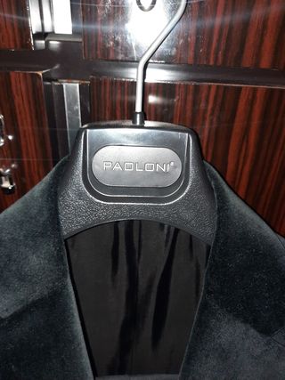 Completo velluto Paoloni nero