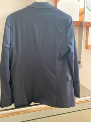 Blazer Mango teen hombre azul