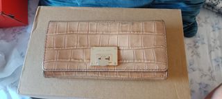 Cartera Michael Kors beige