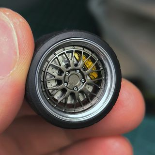 Ruedas resina BBS LM + neumáticos