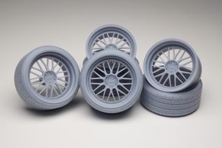 Ruedas resina BBS LM + neumáticos