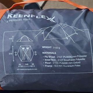 Tienda de campaña Keenflex 2 personas - NUEVA