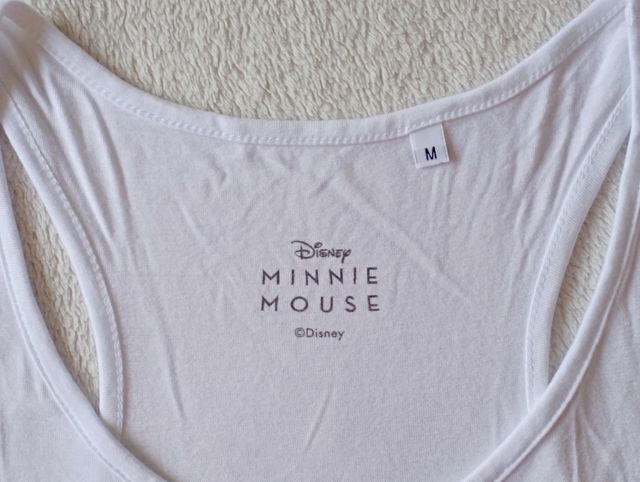 Camiseta blanca de tirantes Minnie Mouse (Disney)