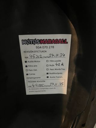 Honda Vision 2011 con 49.000km en muy buen estado.