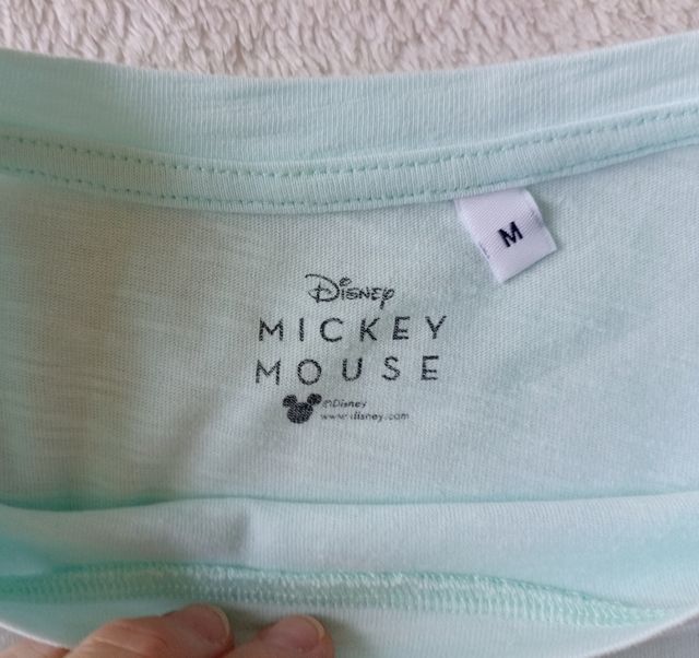Camiseta manga corta verde agua Mickey Mouse