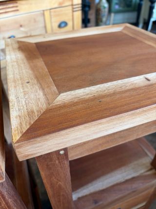 Mesitas de noche madera teca