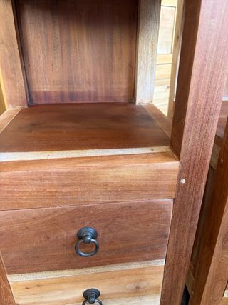 Mesitas de noche madera teca