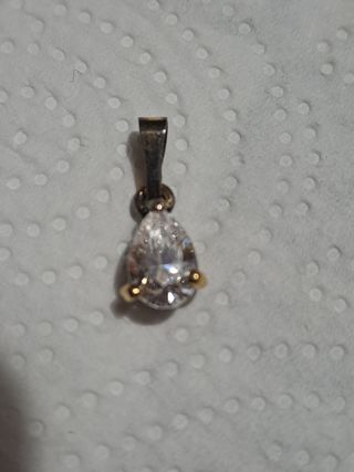 Ciondolo argento 925 cristallo