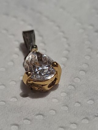 Ciondolo argento 925 cristallo