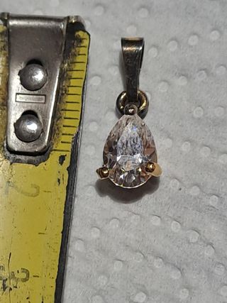 Ciondolo argento 925 cristallo