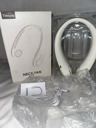 Ventilador Cuello Timiyou - Portátil Blanco.NUEVO
