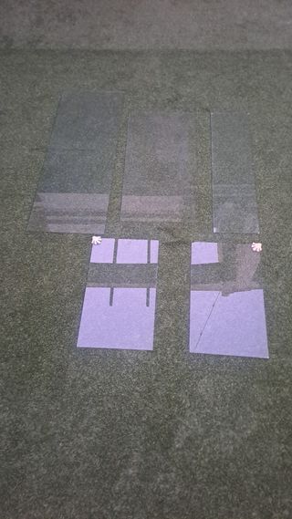 Cristales para sobre mueble - 5 piezas