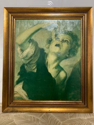 Cuadro antiguo - óleo sobre lienzo