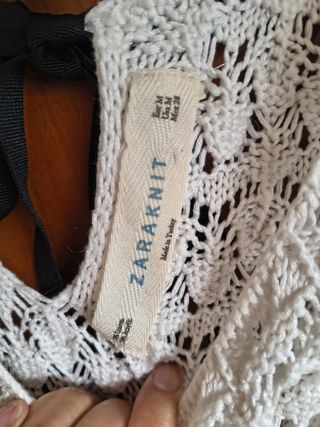 Vestido crochet blanco