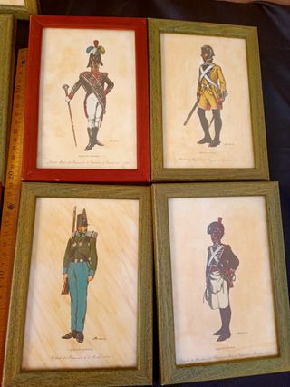 Cuadros Uniformes Ejército Español Defin Salas