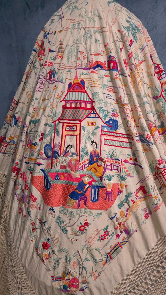 Manton Manila antiguo SXIX | Cantones