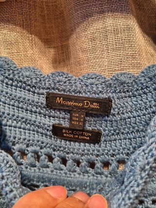 Top crochet Massimo Dutti M